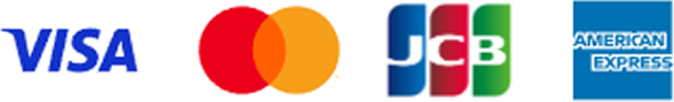 VISA | master card | JCB | AMERICAN EXPRESS